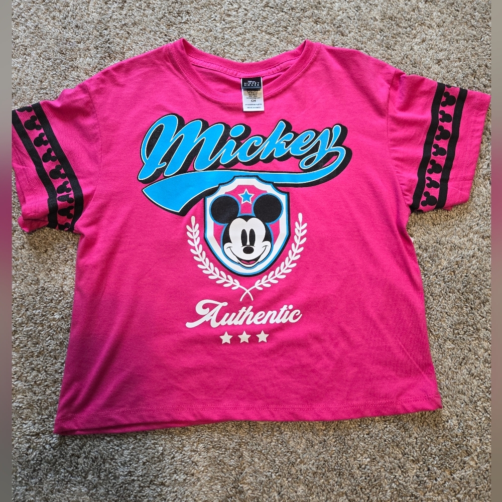 Mickey Mouse size small cropped top NWOT